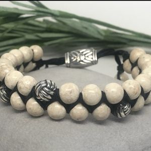 Authentic David Yurman Sterling Spiritual Bracelet Unisex